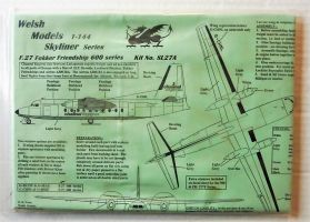 Thumbnail WELSH MODELS SL27A F.27 FOKKER FRIENDSHIP 600 SERIES CHANNEL EXPRESS