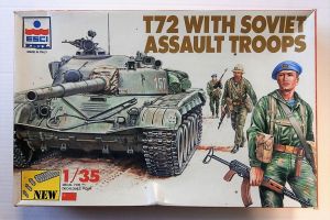 Thumbnail ESCI 5031 T72 WITH SOVIET ASSAULT TROOPS