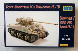 Thumbnail UNIMODEL 452 SHERMAN V TANK WITH TURRET FL-10