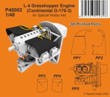 Thumbnail CMK 48002 L-4 GRASSHOPPER ENGINE  CONTINENTAL O-170-3 