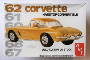 Thumbnail AMT 2205 1962 corvette hardtop/convertible