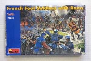 Thumbnail MINIART 72003 FRENCH FOOT SOLDIERS WITH RAMS XV CENTURY