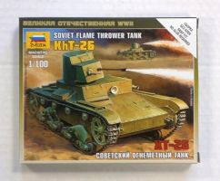 Thumbnail ZVEZDA MODELS 6165 SOVIET FLAME THROWER TANK KhT-26