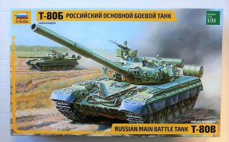 Thumbnail ZVEZDA MODELS 3590 T-80B RUSSIAN MAIN BATTLE TANK
