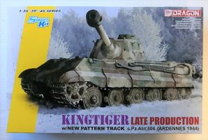 Thumbnail DRAGON 6900 KINGTIGER LATE PRODUCTION w/NEW PATTERN TRACK