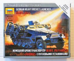 Thumbnail ZVEZDA MODELS 6243 GERMAN HEAVY ROCKET LAUNCHER SD.KFZ.251/1