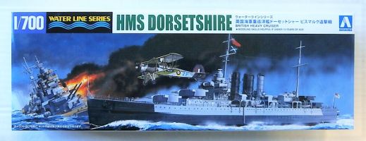 Thumbnail AOSHIMA 05268 HMS DORSETSHIRE BRITISH HEAVY CRUISER