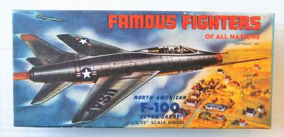 Thumbnail AURORA 490 NORTH AMERICAN F-100 SUPER SABRE