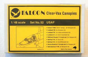 Thumbnail FALCON CLEAR-VAX CANOPIES SET NO 52 USAF