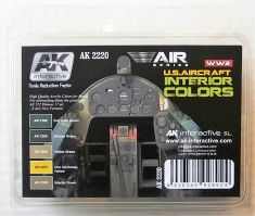 Thumbnail AK INTERACTIVE AK2220 U.S. AIRCRAFT INTERIOR COLOURS
