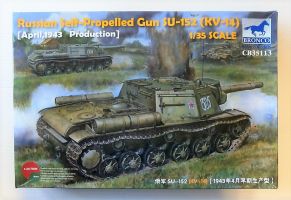 Thumbnail BRONCO 35113 RUSSIAN SELF-PROPELLED GUN SU-152  KV-14  APRIL 1943 EARLY PRODUCTION