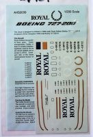 Thumbnail AIRLINE HOBBY SUPPLIES 2340. AHS2039 ROYAL BOEING 727-200