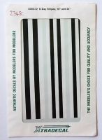 Thumbnail XTRADECAL 2348. X040-72 D-DAY STRIPES 18 AND 24 INCH