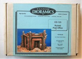 Thumbnail CUSTOM DIORAMICS CD-123 RUINED POST OFFICE  UK SALE ONLY 