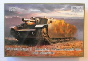 Thumbnail IBG MODELS 72052 40/43M ZRINYI II HUNGARIAN 105mm ASSAULT GUN WITH SIDESKIRTS