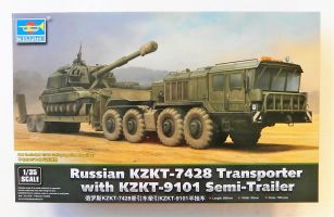 Thumbnail TRUMPETER MODELS 01039 RUSSIAN KZKT-7428 TRANSPORTER WITH KZKT-9101 SEMI-TRAILER  UK SALE ONLY 