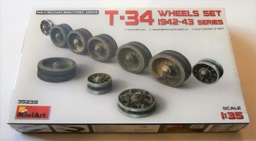Thumbnail MINIART 35239 T-34 WHEELS SET 1942-43 SERIES