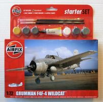 Thumbnail AIRFIX 55214 GRUMMAN F4F-4 WILDCAT STARTER SET