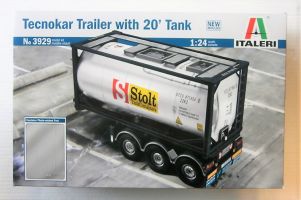 Thumbnail ITALERI  3929 TECNOKAR TRAILER WITH 20fT TANK
