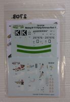 Thumbnail DISCOUNT DECALS 2703. 72014 BOEING B-17  FLYING FORTRESS PART 1