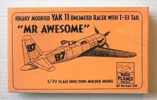 Thumbnail HIGHPLANES 010 YAK 11 UNLIMITED RACER W/ T-33 TAIL MR AWESOME