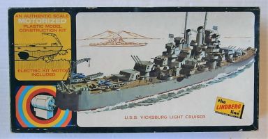 Thumbnail LINDBERG 7102M U.S.S. VICKSBURG LIGHT CRUISER