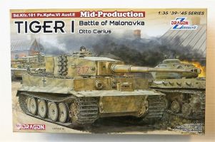 Thumbnail DRAGON 6888 TIGER I MID PRODUCTION WITH ZIMMERIT BATTLE OF MALONOVKA OTTO CARIUS
