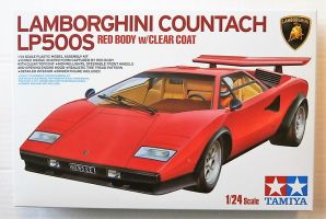Thumbnail TAMIYA 25419 LAMBORGHINI COUNTACH LP500S RED BODY WITH CLEAR COAT