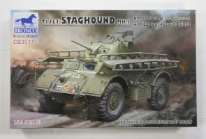 Thumbnail BRONCO 35115 T17E1 STAGHOUND Mk.I ARMOURED CAR  LATE  WITH 12 FEET ASSAULT BRIDGE