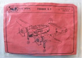 Thumbnail CZECH MASTERS KITS 074 FOKKER G.1