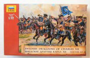 Thumbnail ZVEZDA MODELS 8057 SWEDISH DRAGOONS OF CHARLES XII