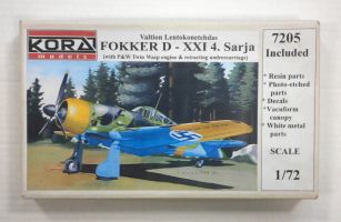 Thumbnail KORA 7205 FOKKER D XXI 4. SARJA w/ P W TWIN WASP ENGINE   RETRACTING UNDERCARRIAGE