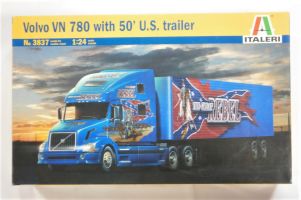 Thumbnail ITALERI  3837 VOLVO VN 780 WITH 50 U.S. TRAILER  UK SALE ONLY 