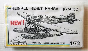 Thumbnail BROPLAN HEINKEL HE-5/T HANSA   S 5C/5D 
