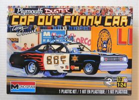 Thumbnail MONOGRAM 4093 PLYMOUTH DUSTER COP OUT FUNNY CAR