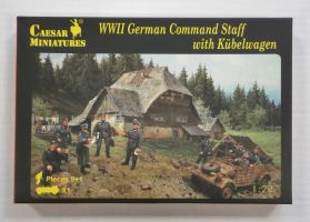 Thumbnail CAESAR MINATURES H095 WWII GERMAN COMMAND STAFF WITH KUBELWAGON