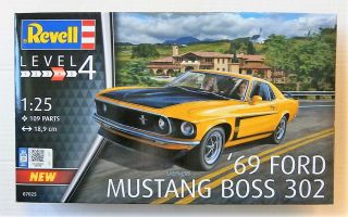 Thumbnail REVELL 07025 1969 FORD MUSTANG BOSS 302