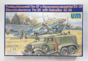 Thumbnail UNIMODEL 108 RECONNAISSANCE Pe-2R WITH REFUELLER BZ-38