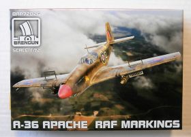 Thumbnail BRENGUN 72026 A-36 APACHE RAF MARKINGS