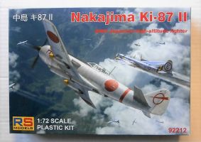 Thumbnail RS MODELS 92212 NAKAJIMA KI-87 II HIGH ALTITUDE FIGHTER