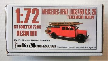 Thumbnail FAN KIT MODELS 72001 MERCEDES-BENZ LOD3750 K.S.25 BERLIN FIRE BRIGADE