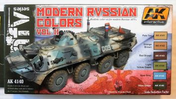 Thumbnail AK INTERACTIVE 4140 MODERN RUSSIAN COLOURS VOL II