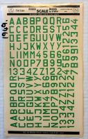 Thumbnail MICROSCALE 1949. 7242 LUFTWAFFE ID LETTERS AND NOs
