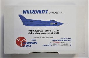 Thumbnail WHIRLYBIRD WPX72002 AVRO 707B DELTA WING RESEARCH AIRCRAFT