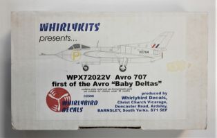 Thumbnail WHIRLYBIRD WPX72022V AVRO 707 FIRST OF THE AVRO BABY DELTAS