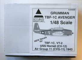 Thumbnail ACCURATE MINIATURES 3405 GRUMMAN TBF-1C AVENGER