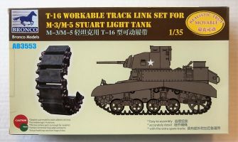 Thumbnail BRONCO 3553 T-16 WORKABLE TRACK LINK SET FOR M3/M5 STUART