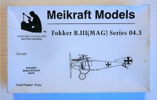 Thumbnail MEICRAFT FOKKER B.III  MAG  SERIES 04.3