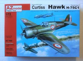Thumbnail AZ MODEL 7569 CURTISS HAWK H-75C1  FRENCH ACES 