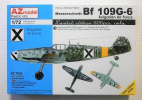 Thumbnail AZ MODEL 7632 MESSERSCHMITT BF109G-2 BULGARIAN AIR FORCE